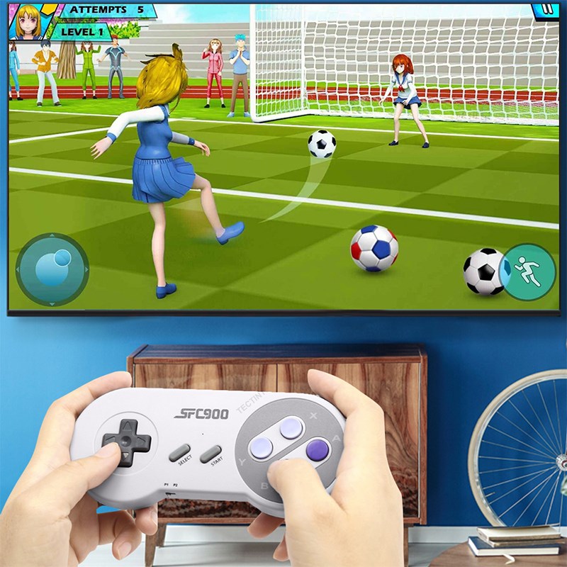 Super Nintendo Retrô Portátil + de 5500 Jogos e 2 Controles