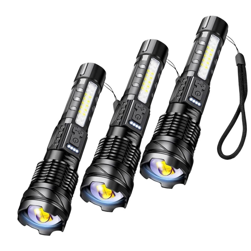 Lanterna Tática Titanium LED Lateral - Máxima Potência e Alcance