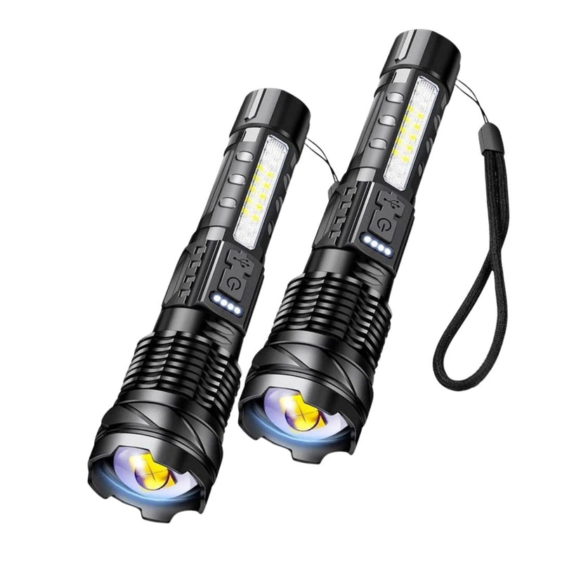 Lanterna Tática Titanium LED Lateral - Máxima Potência e Alcance