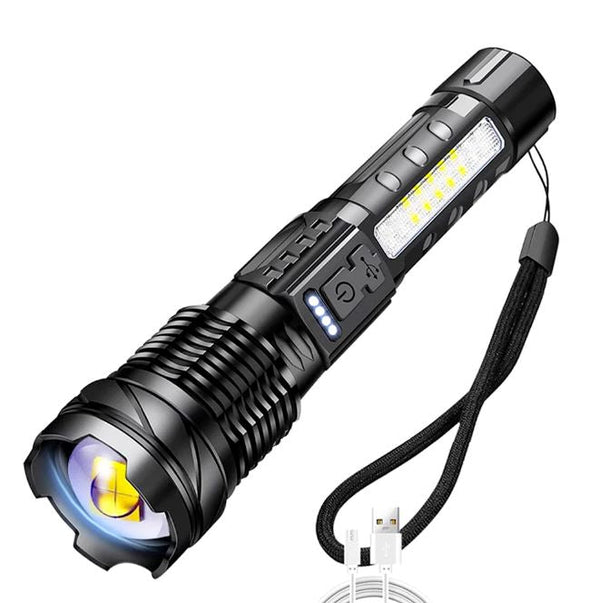 Lanterna Tática Titanium LED Lateral - Máxima Potência e Alcance