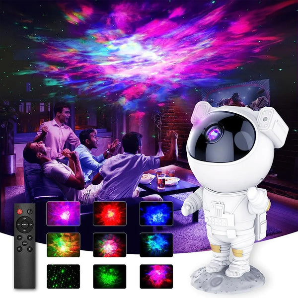 Projetor Astronauta de Galáxia Led Original - Magic Night