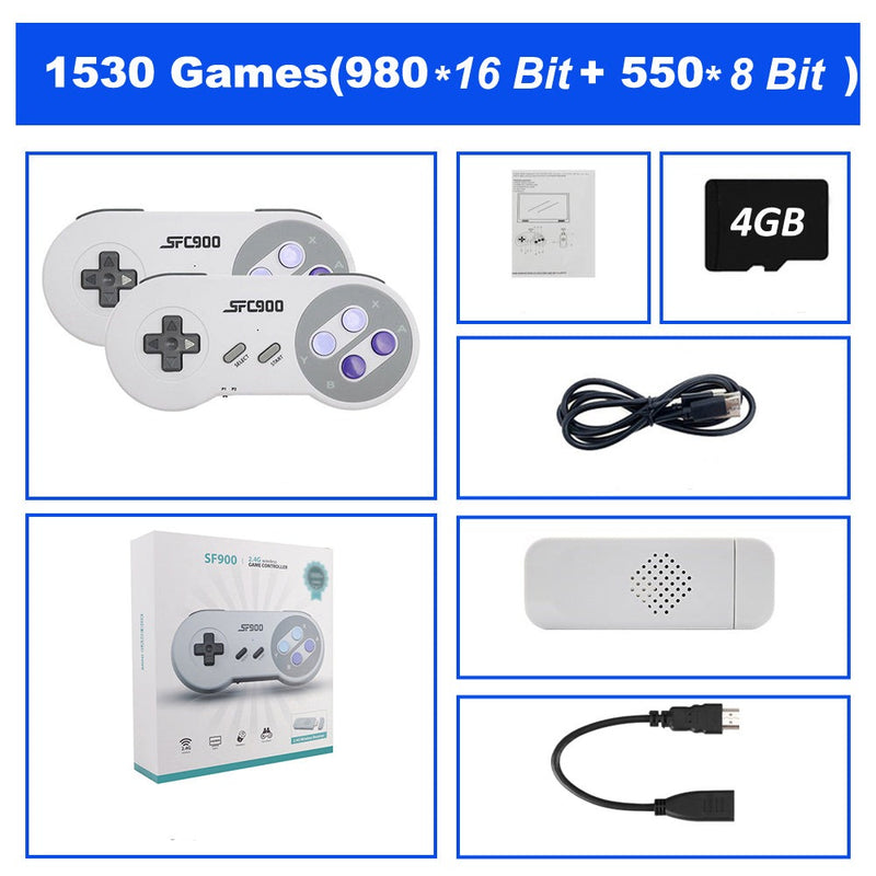 Super Nintendo Retrô Portátil + de 5500 Jogos e 2 Controles
