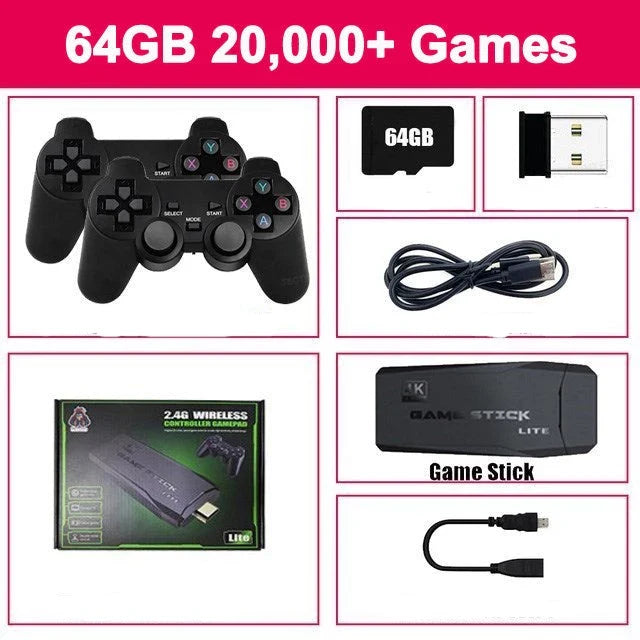 Vídeo Game 4K Retrô 20000 Jogos GameStick